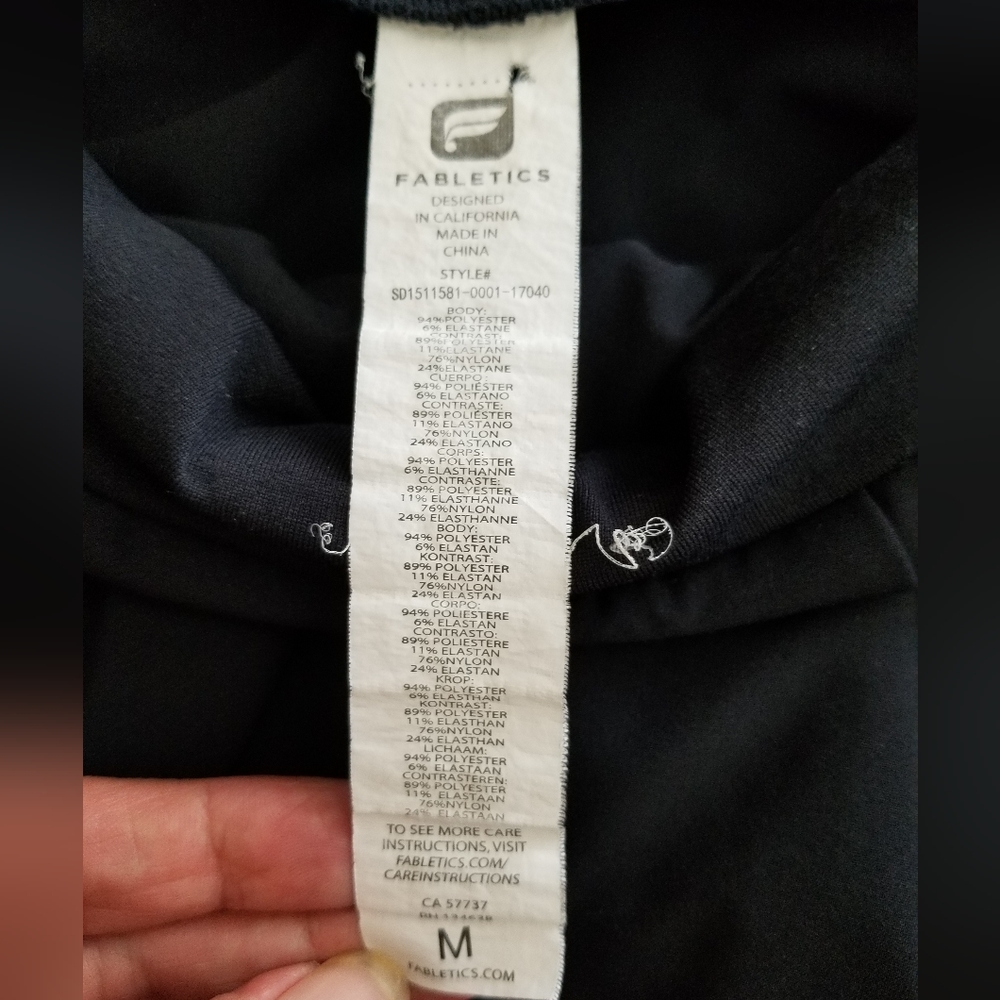 Fabletics Black Ruffle Skort With Pockets - image 5